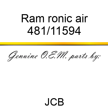 Ram, ronic air 481/11594