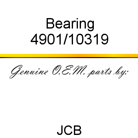 Bearing 4901/10319