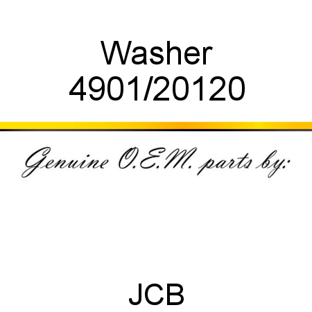 Washer 4901/20120