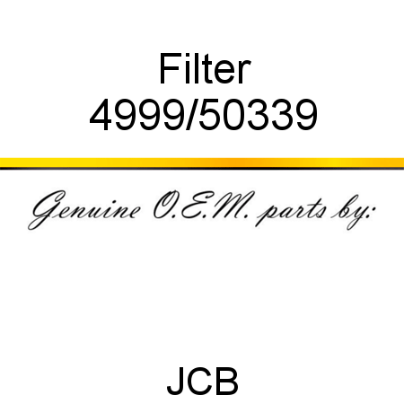 Filter 4999/50339