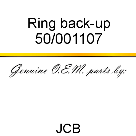 Ring, back-up 50/001107