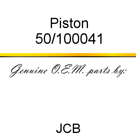 Piston 50/100041