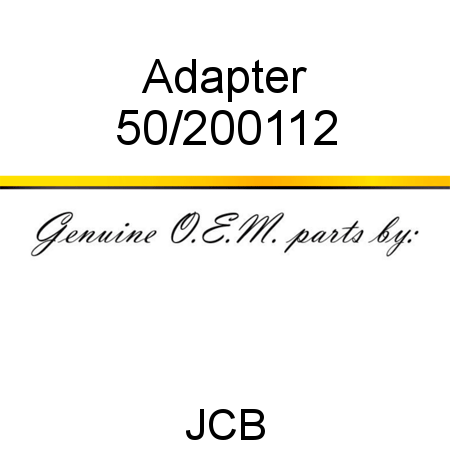 Adapter 50/200112