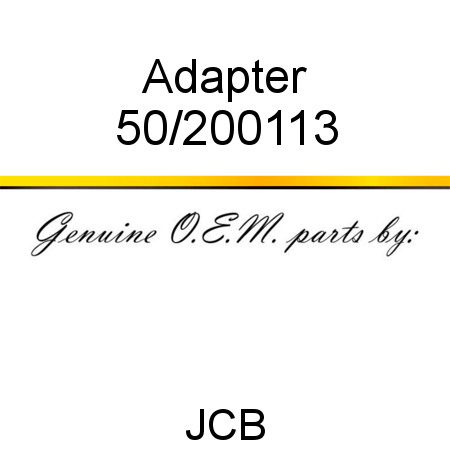 Adapter 50/200113