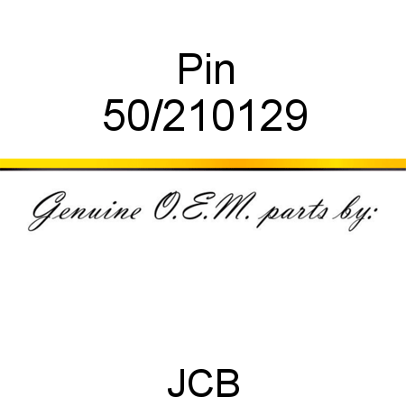 Pin 50/210129