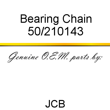 Bearing, Chain 50/210143