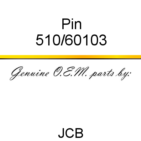 Pin 510/60103