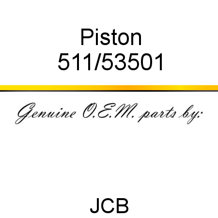Piston 511/53501