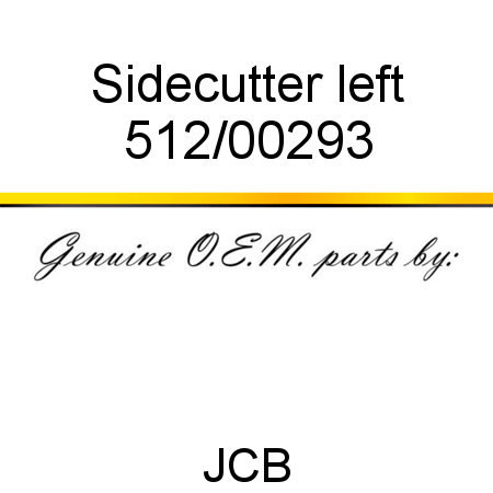 Sidecutter, left 512/00293