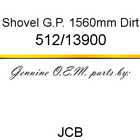Shovel, G.P., 1560mm, Dirt 512/13900
