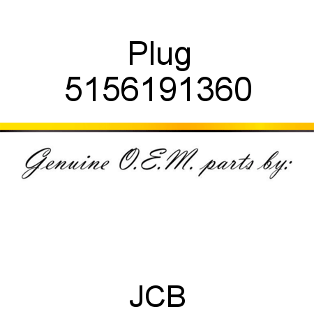 Plug 5156191360