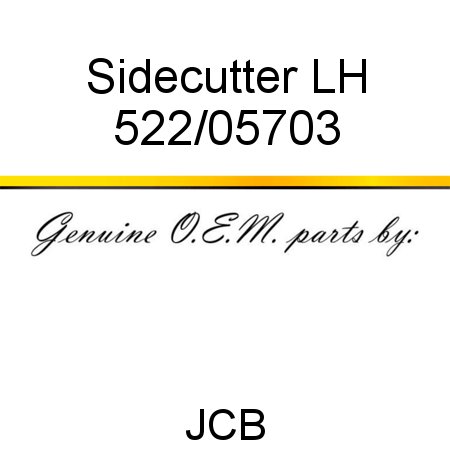 Sidecutter, LH 522/05703