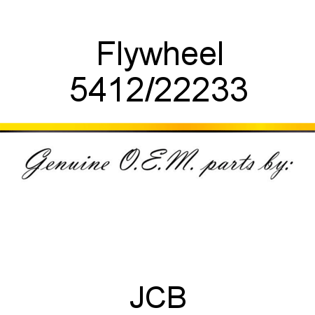 Flywheel 5412/22233