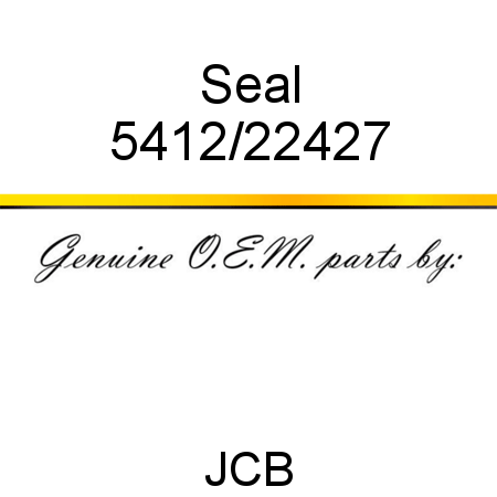 Seal 5412/22427