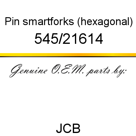Pin, smartforks (hexagonal) 545/21614