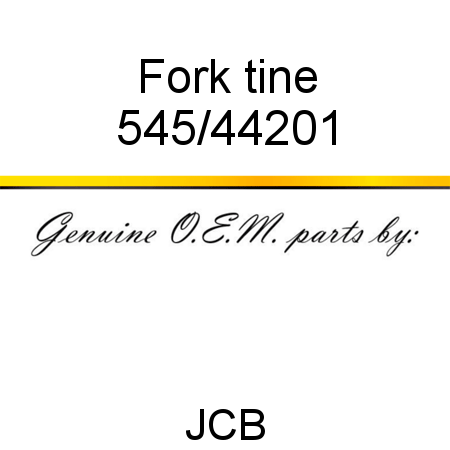 Fork, tine 545/44201