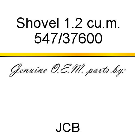 Shovel, 1.2 cu.m. 547/37600