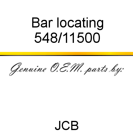 Bar, locating 548/11500