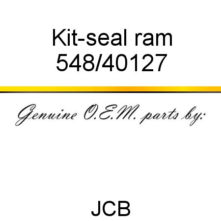 Kit-seal, ram 548/40127