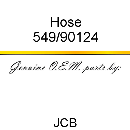 Hose 549/90124