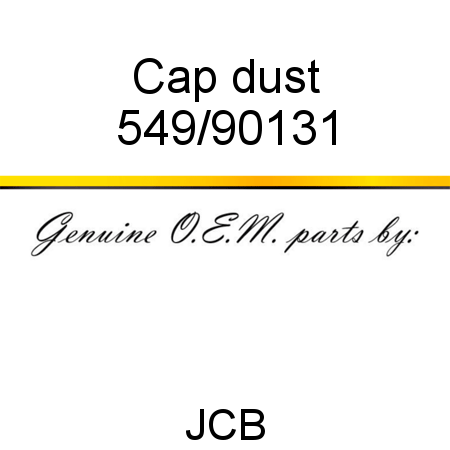 Cap, dust 549/90131