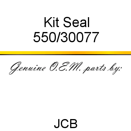 Kit, Seal 550/30077