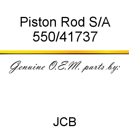 Piston Rod, S/A 550/41737