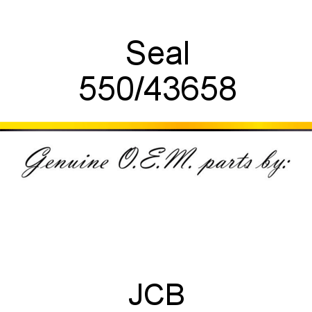 Seal 550/43658