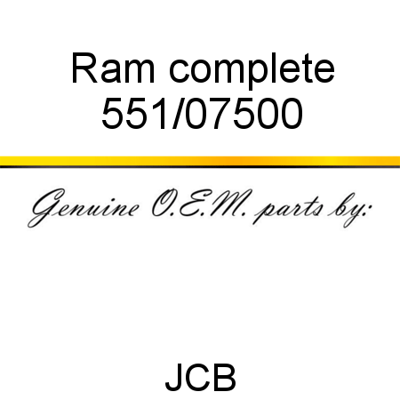 Ram, complete 551/07500