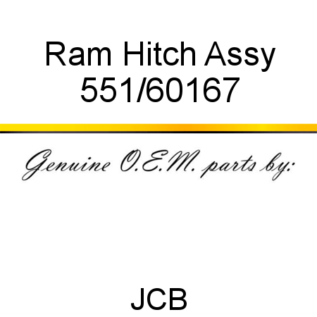 Ram, Hitch Assy 551/60167