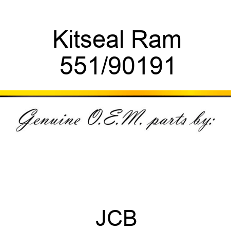 Kitseal, Ram 551/90191