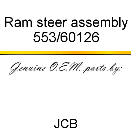 Ram, steer assembly 553/60126