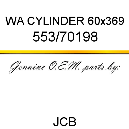 WA CYLINDER 60x369 553/70198