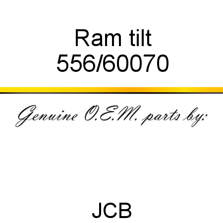 Ram, tilt 556/60070