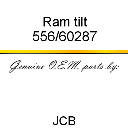 Ram, tilt 556/60287