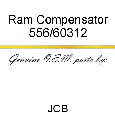 Ram, Compensator 556/60312