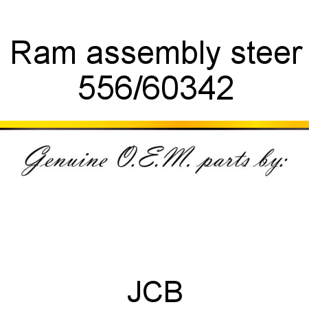 Ram, assembly, steer 556/60342