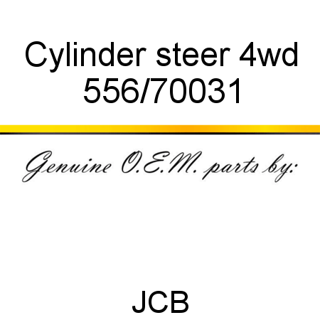 Cylinder, steer 4wd 556/70031
