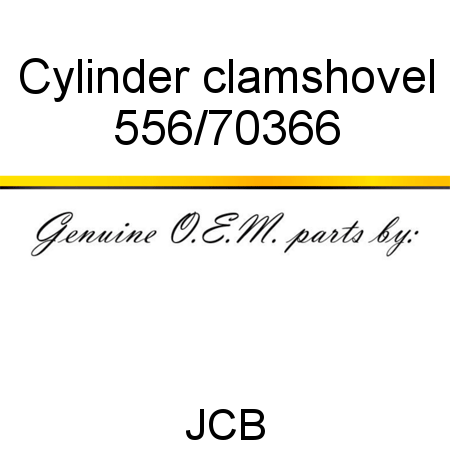 Cylinder, clamshovel 556/70366