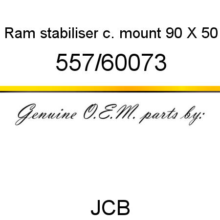 Ram, stabiliser c. mount, 90 X 50 557/60073