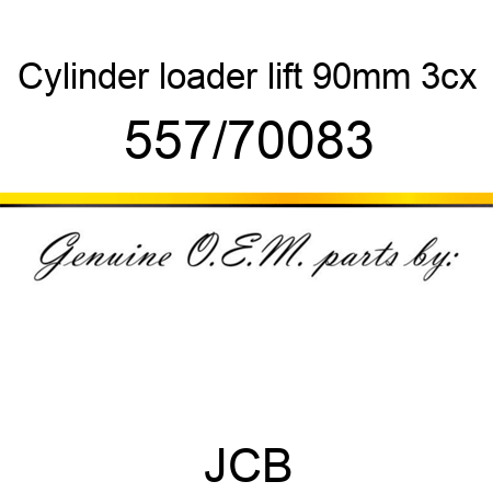 Cylinder, loader lift, 90mm 3cx 557/70083