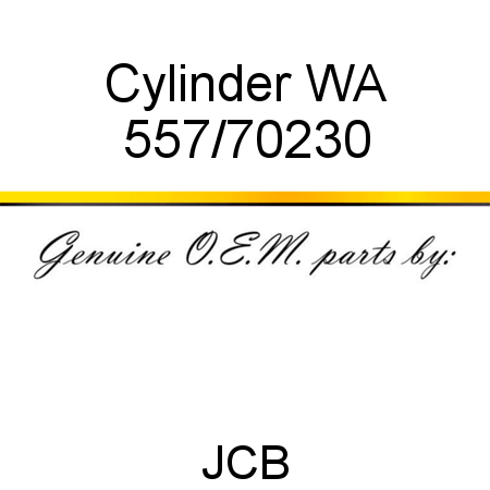 Cylinder, WA 557/70230