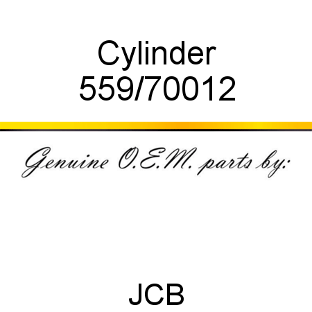 Cylinder 559/70012