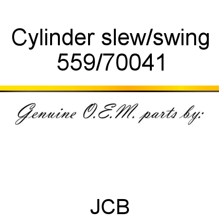 Cylinder, slew/swing 559/70041