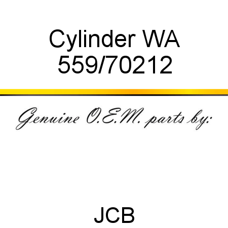Cylinder, WA 559/70212