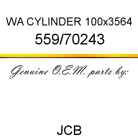WA CYLINDER 100x3564 559/70243