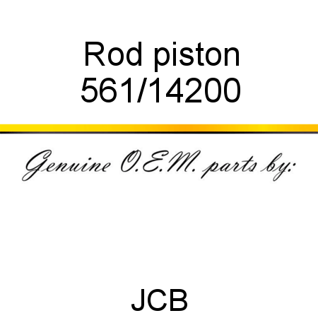 Rod, piston 561/14200
