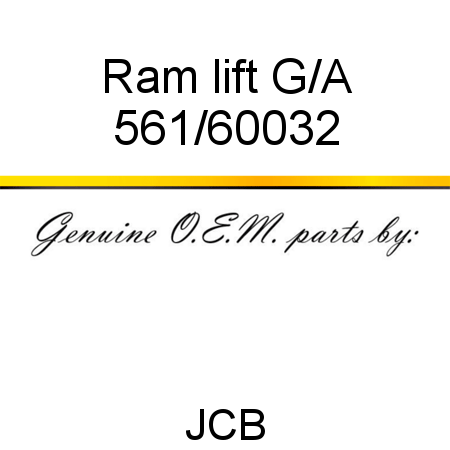 Ram, lift G/A 561/60032