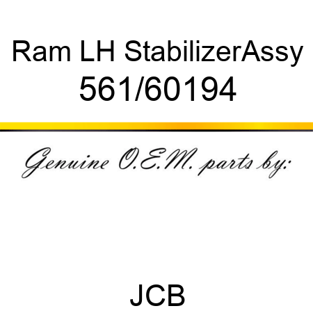 Ram, LH Stabilizer,Assy 561/60194