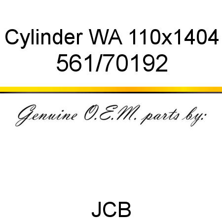 Cylinder, WA 110x1404 561/70192